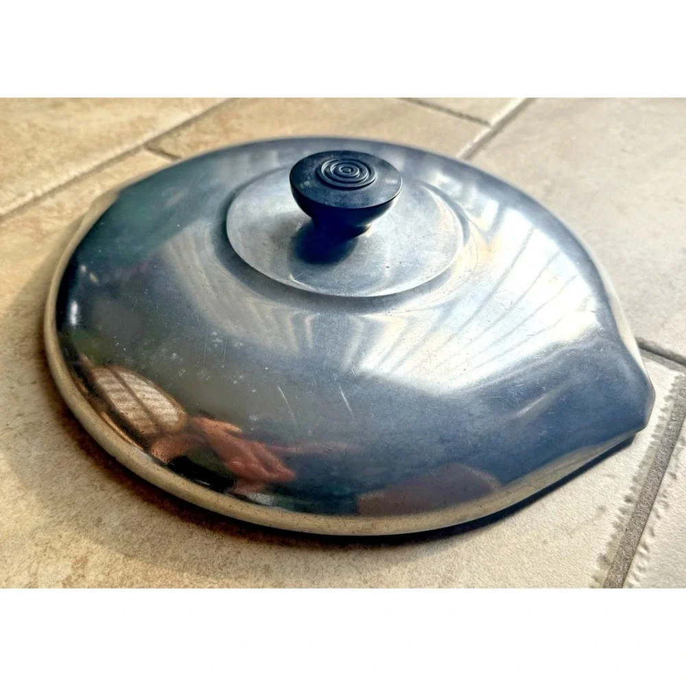 Vtg Wagner Ware Magnalite GHC Small Sauce Pan Lid 10 In LID ONLY Double Spout